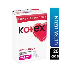 Kotex Ultra Süper Ekonomik Uzun 20'li Ped