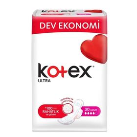 Kotex Ultra Süper Ekonomik Uzun 22'li + Active Normal 8'li Ped
