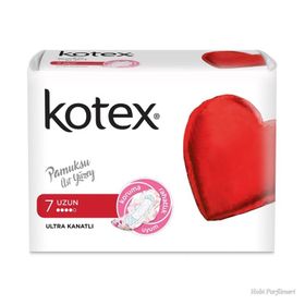 Kotex Ultra Tekli Kanatlı Uzun 7'li Ped