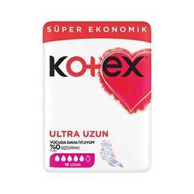 Kotex Ultra Uzun 18'li Kadın Pedi