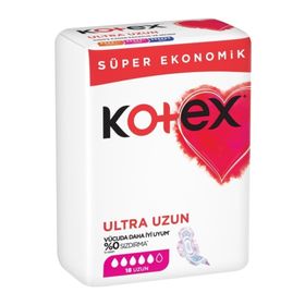 Kotex Ultra Uzun 18'li Kadın Pedi