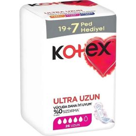 Kotex Ultra Uzun 2x26 Adet Hijyenik Ped