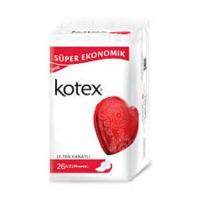 Kotex Uzun Ultra Kanatlı 26'lı Ped