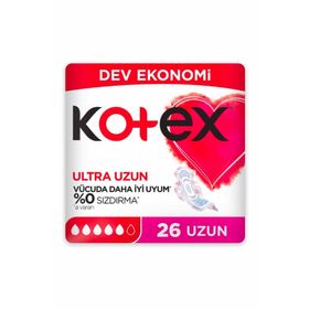 Kotex Uzun Ultra Kanatlı 26'lı Ped