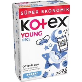 Kotex Young 16'lı Genç Kızlar için Gece Pedi