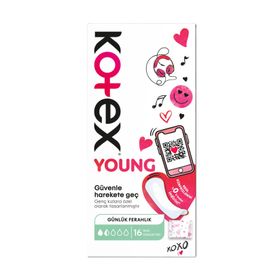 KoTex Young 16'lı Günlük Ped