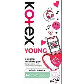 Kotex Young 30'lu Günlük Ped