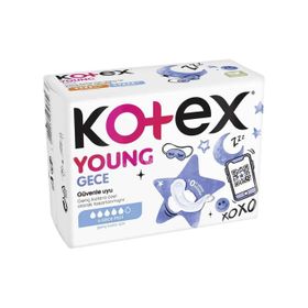 Kotex Young Genç Kızlar için 6'lı Gece Pedi