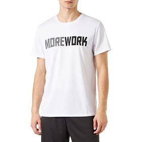 Koton 000 Erkek Beyaz Basic Spor Slogan Baskılı Bisiklet Yaka T-shirt