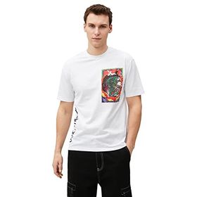Koton 000 Erkek Beyaz Rick and Morty Lisanslı Baskılı T-shirt