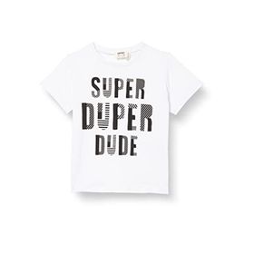 Koton 000 Erkek Çocuk Beyaz Bisiklet Yaka Kısa Kollu Baskılı T-shirt