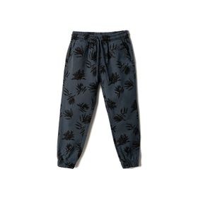 Koton 03V Erkek Çocuk Jogger CepliBeli Bağlamalı Desenli Pamuklu Mavi Desenli Pantolon