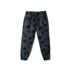 Koton 03V Erkek Çocuk Jogger CepliBeli Bağlamalı Desenli Pamuklu Mavi Desenli Pantolon