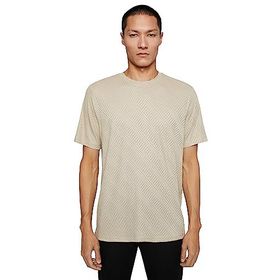Koton 050 Bej Basic Jakarlı Bisiklet Yaka Kısa Kollu Erkek T-shirt