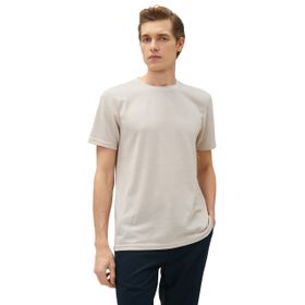 Koton 059 Bisiklet Yaka Kısa Kollu Basic Bej Erkek T-shirt