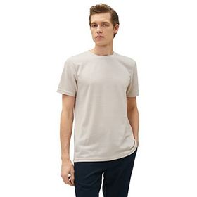 Koton 059 Bisiklet Yaka Kısa Kollu Basic Bej Erkek T-shirt