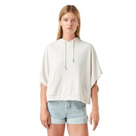 Koton 080 Kadın Taş Kol Detaylı Kapüşonlu Sweatshirt