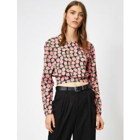 Koton 0KAF60097GWC05 Desenli Kadın Blouse
