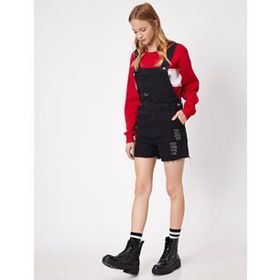 Koton 0KAK47906ODBLK Cep Detaylı Jean Kadın Tulum