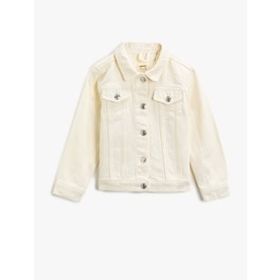 Koton 0YAK57344MDMID Pocket Detailed Kadın Jean Jacket