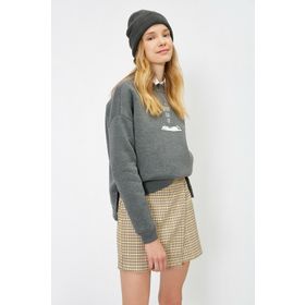 Koton 0YAL68059IK Gri Kadın Sweatshirts