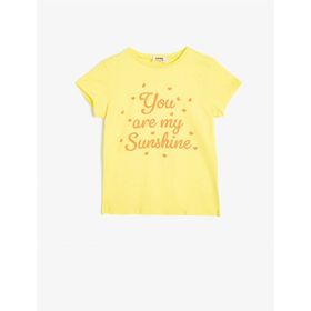Koton 0YAM11252CK01V Yazili Baskili Erkek T-Shirt