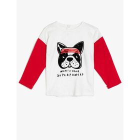 Koton 0YAM11252CK01V Yazili Baskili Erkek T-Shirt