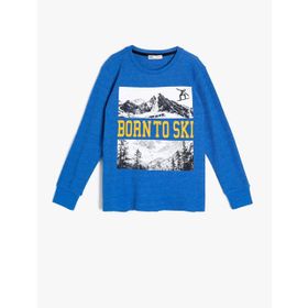 Koton 0YAM11252CK01V Yazili Baskili Erkek T-Shirt