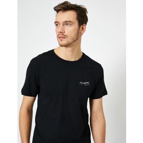 Koton 0YAM11743CK999 Atatürk Baskılı Erkek T-Shirt