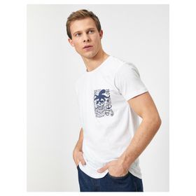 Koton 0YAM11802LK000 Atatürk Baskılı Erkek T-Shirt