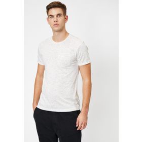 Koton 0YAM12010OK Beyaz Erkek T-shirt