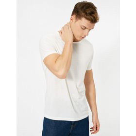 Koton 0YAM12010OK Beyaz Erkek T-shirt