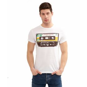 Koton 0YAM14817OK Erkek Beyaz Erkek T-shirt