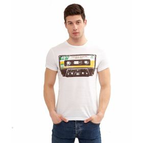 Koton 0YAM14817OK Erkek Beyaz Erkek T-shirt