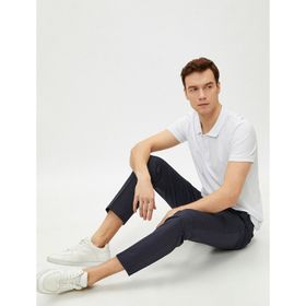 Koton 0YAM45039LD Mavi Brad Slim Fit Jean Erkek Pantolon