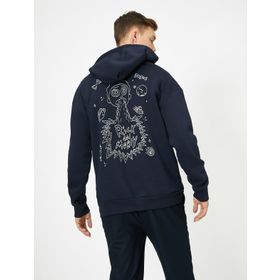 Koton 0YAM71503CK725 Rick and Morty Lisanslı Baskılı Erkek Sweatshirt