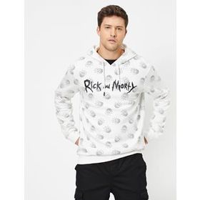 Koton 0YAM71503CK725 Rick and Morty Lisanslı Baskılı Erkek Sweatshirt