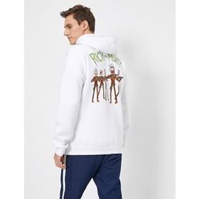 Koton 0YAM71503CK725 Rick and Morty Lisanslı Baskılı Erkek Sweatshirt