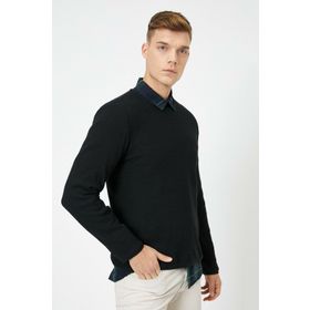Koton 0YAM94001OK999 Bisiklet Yaka Erkek Kazak