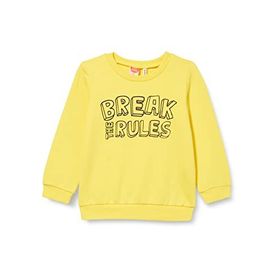 Koton 151 Erkek Bebek Sarı Baskılı Uzun Kollu Bisiklet Yaka Sweatshirt