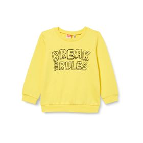 Koton 151 Erkek Bebek Sarı Baskılı Uzun Kollu Bisiklet Yaka Sweatshirt