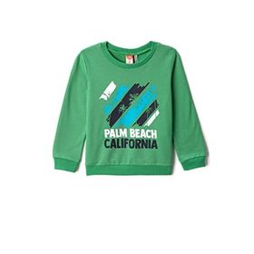 Koton 157 Erkek Bebek Baskı Detaylı Fıstık Yeşili Sweatshirt