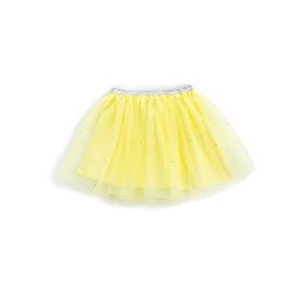 Koton 173 Kız Çocuk Tütü Mini Parıltılı Astarlı Beli Lastikli Sarı Etek