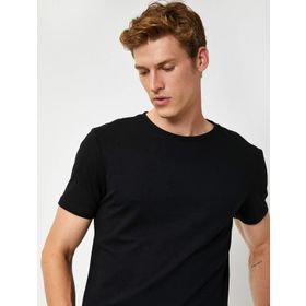 Koton 1KAM12141LK Beyaz Erkek T-Shirt