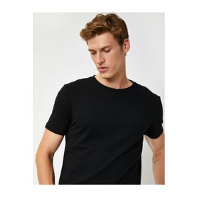 Koton 1KAM12141LK Beyaz Erkek T-Shirt