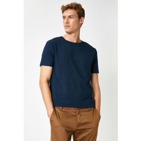 Koton 1KAM12141LK Beyaz Erkek T-Shirt