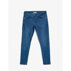 Koton 1KAM43219MD Mavi Super Skinny Cepli Erkek Pantolon