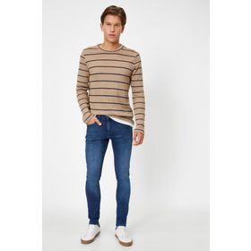 Koton 1KAM43219MD Mavi Super Skinny Cepli Erkek Pantolon