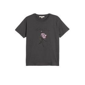 Koton 1YAL18103OK Sarı Baskılı Kadın T-shirt