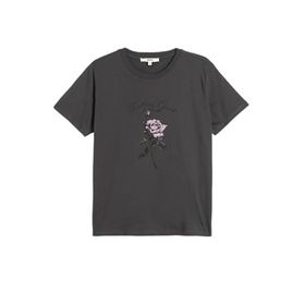 Koton 1YAL18103OK Sarı Baskılı Kadın T-shirt